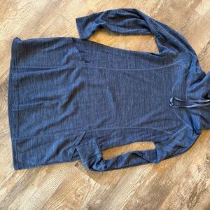 Cozy Blue Hooded Sweater